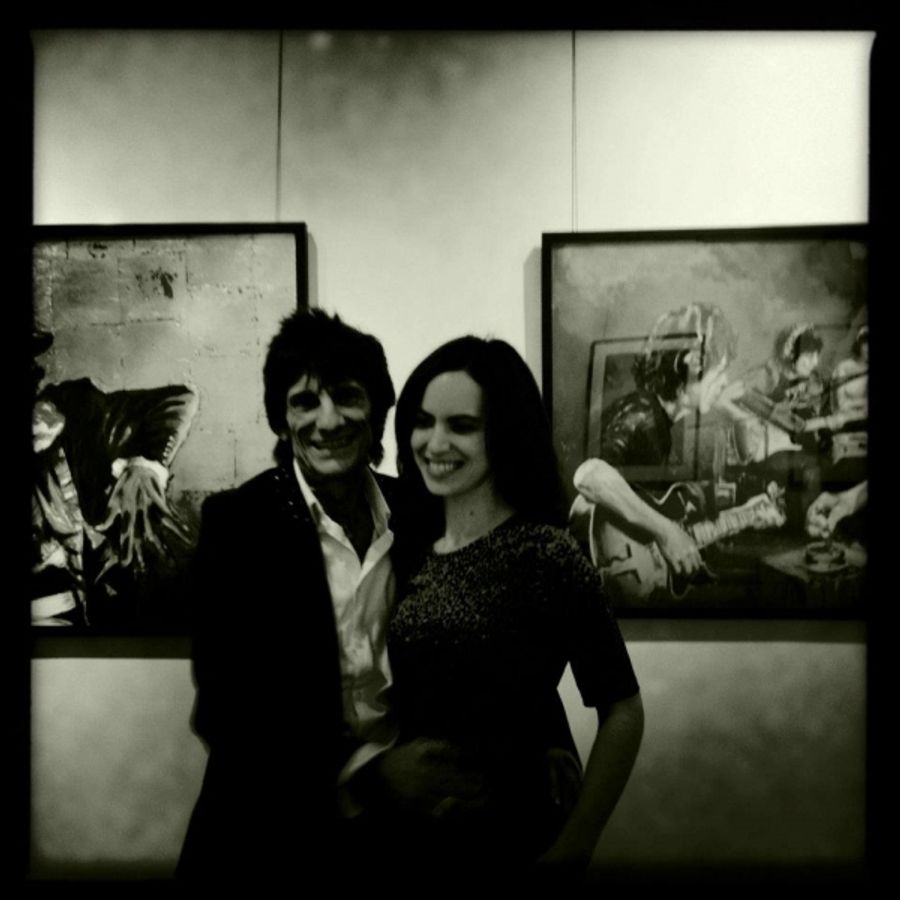 Photo Flash: Symbolic Collection Presents Ronnie Wood Exhibition Image