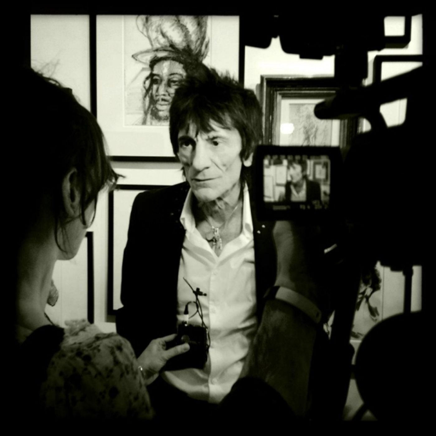 Photo Flash: Symbolic Collection Presents Ronnie Wood Exhibition  Image