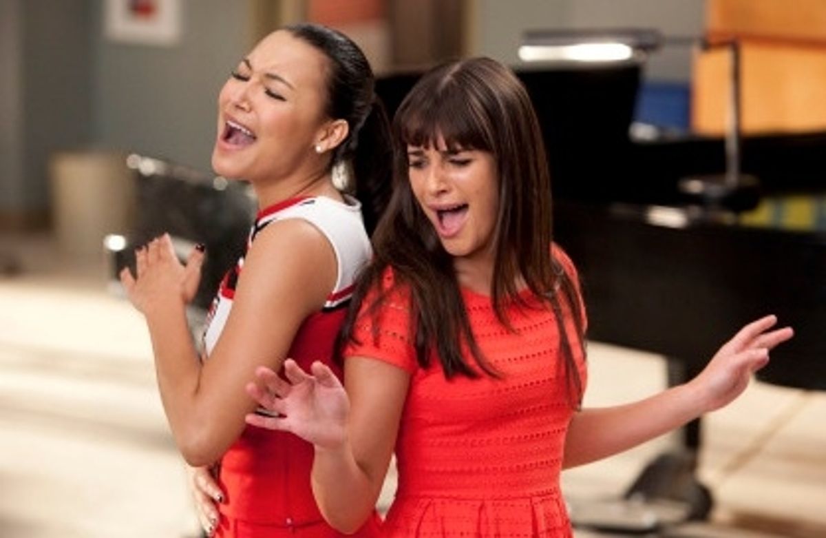 Naya Rivera & Lea Michele at 