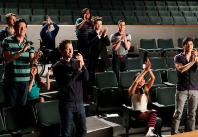 Cory Monteith, Chord Overstreet, Lea Michele, Kevin McHale, Matthew Morrison, Amber R Photo