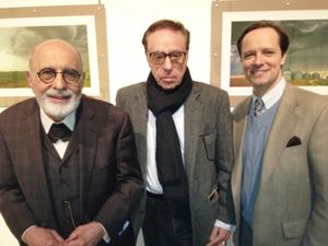 GEORGE MORFOGEN, PETER BOGDANOVICH, and JIM STANEK @ BroadwayWorld GEORGE MORFOGEN, PETER BOGDANOVICH, and JIM STANEK Photo