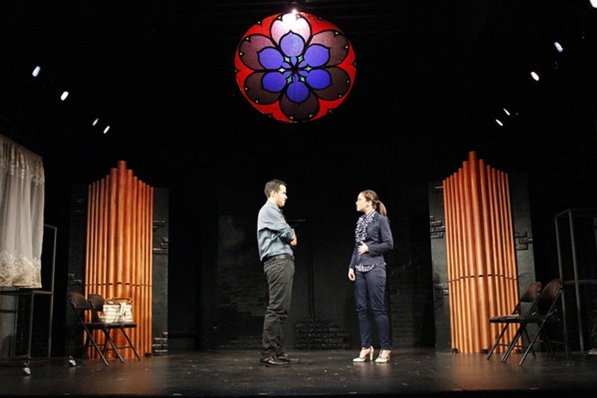 Brandon Contreras and Ashley Rose Folino at 