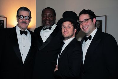 Jonathan Freeman, Chuck Cooper, Christopher Fitzgerald, Steve Rosen Photo