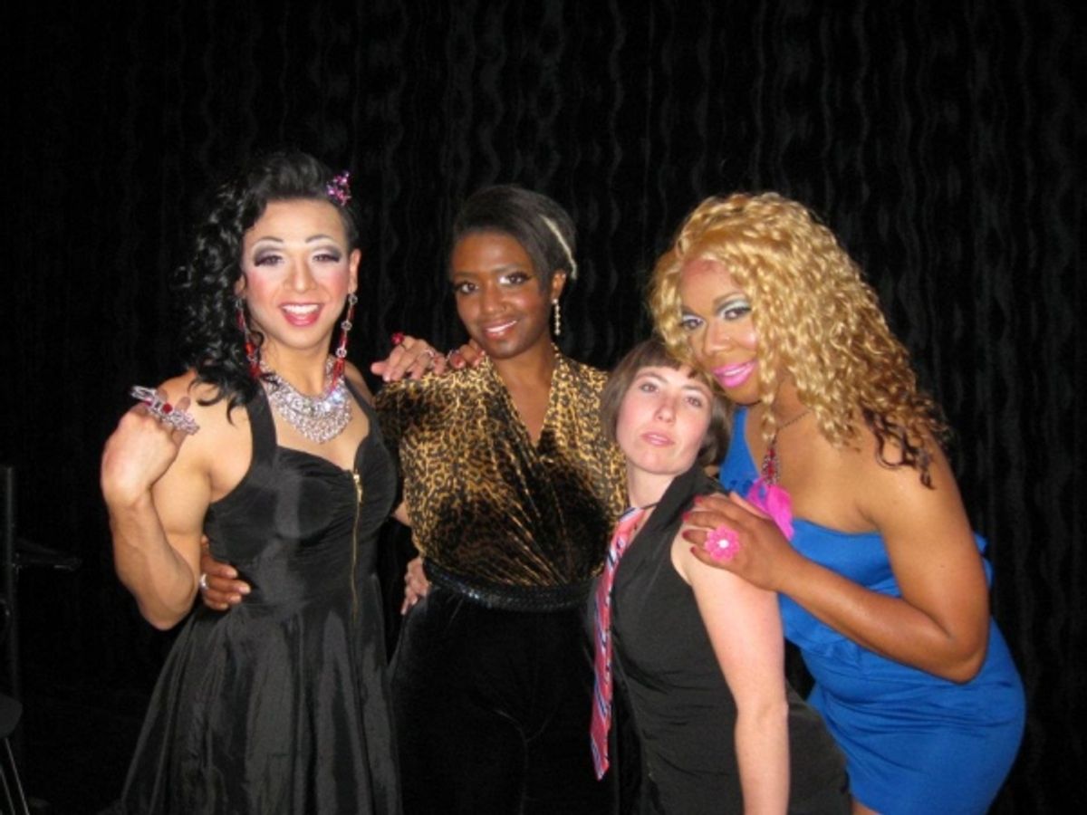 Shaun Tuazon, Melissa Coleman Reed, Lighting Designer Areta MacKelvie, Kevane La'Marr Coleman at 