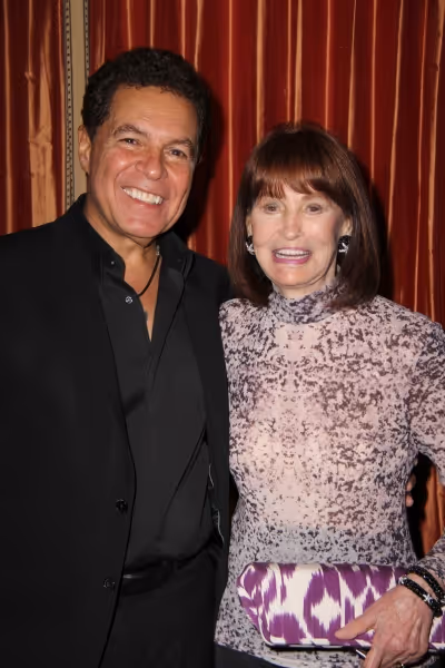 Clint Holmes, Gloria Vanderbilt Photo