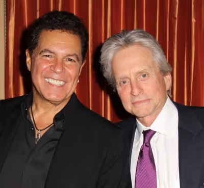 Clint Holmes, Michael Douglas Photo