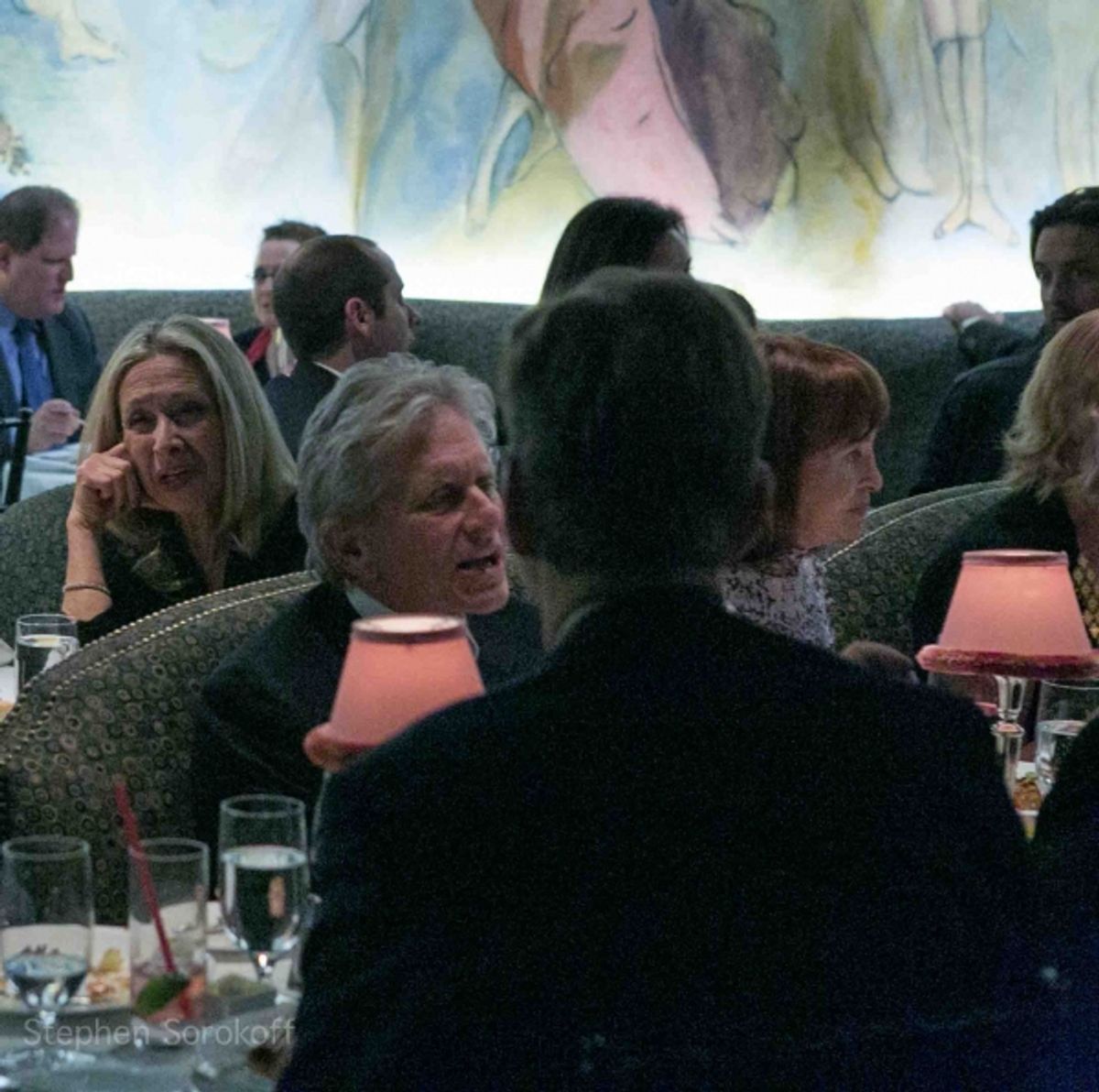 Michael Douglas at Clint Holmes Performs for Michael Douglas, Chita Rivera and More at Café Carlyle
