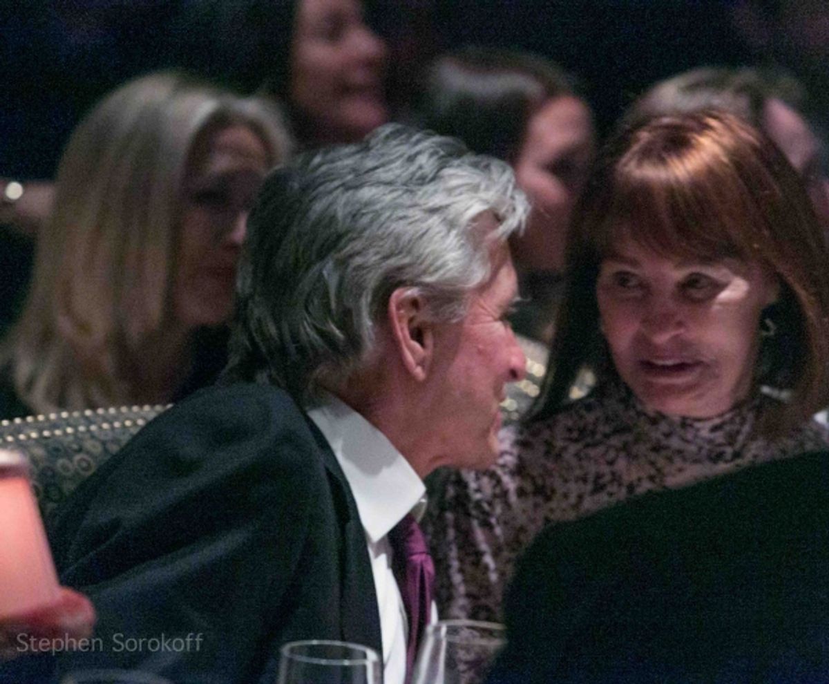 Michael Douglas & Gloria Vanderbilt at 