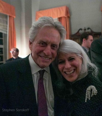 Jamie deRoy & Michael Douglas Photo