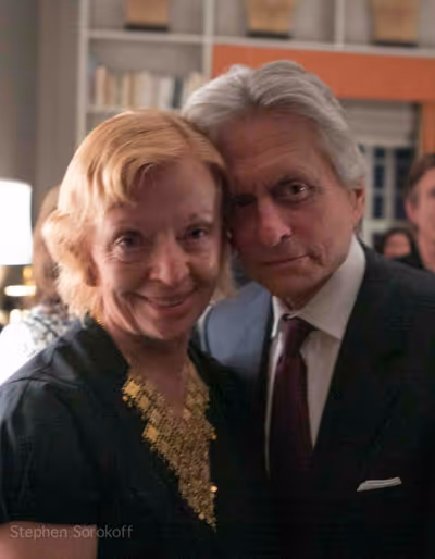 Producer Cecelia Joyce & Michael Douglas Photo