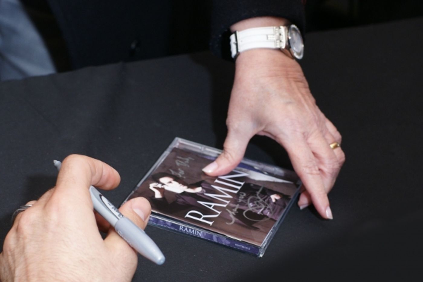 Photo Flash: Ramin Karimloo Signs Albums at Dress Circle!  Image