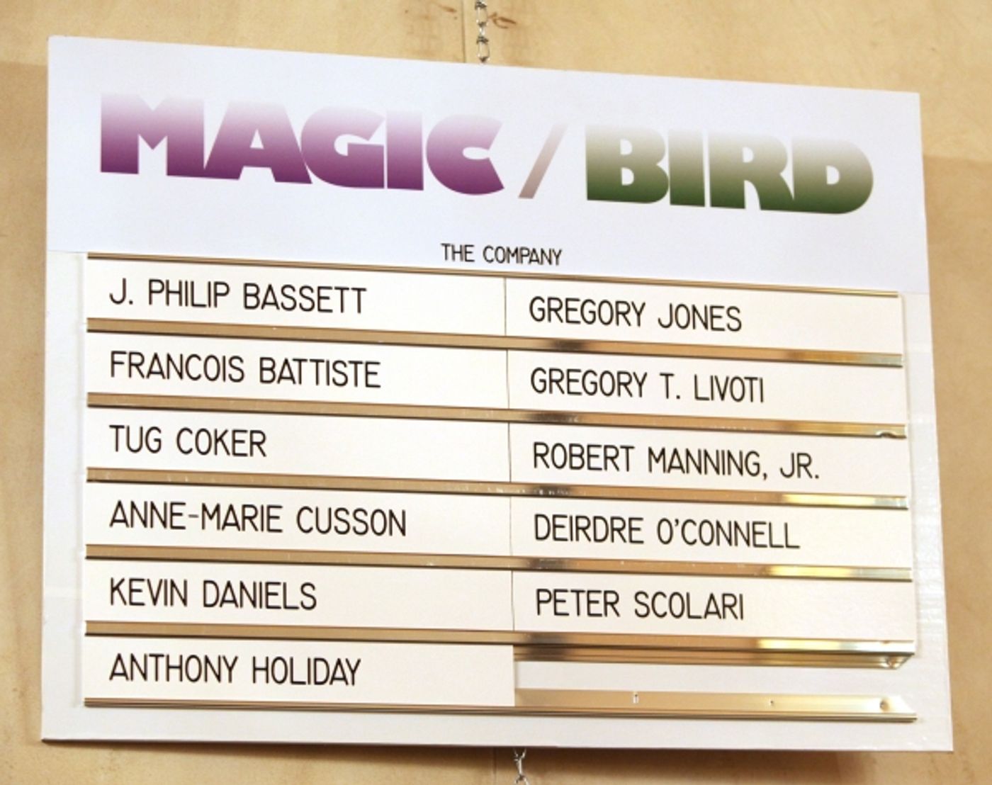 Photo Coverage: MAGIC/BIRD Opens on Broadway - Magic Johnson, Larry Bird & More!  Image