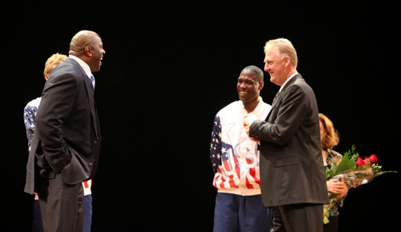 Photo Coverage: MAGIC/BIRD Opens on Broadway - Magic Johnson, Larry Bird & More!  Image