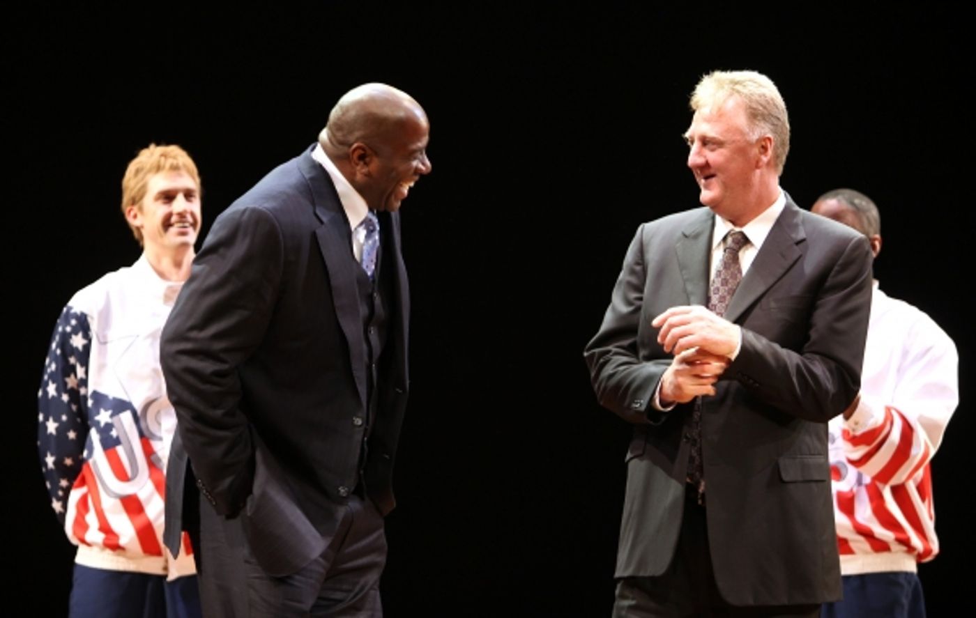 Photo Coverage: MAGIC/BIRD Opens on Broadway - Magic Johnson, Larry Bird & More!  Image