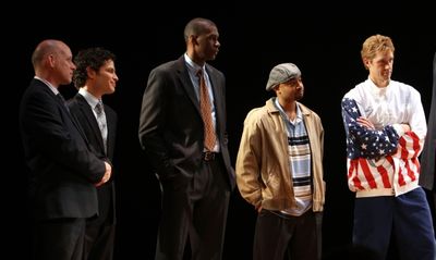 Eric Simonson, Thomas Kail, Robert Manning Jr., Francois Battiste, Tug Coker Photo