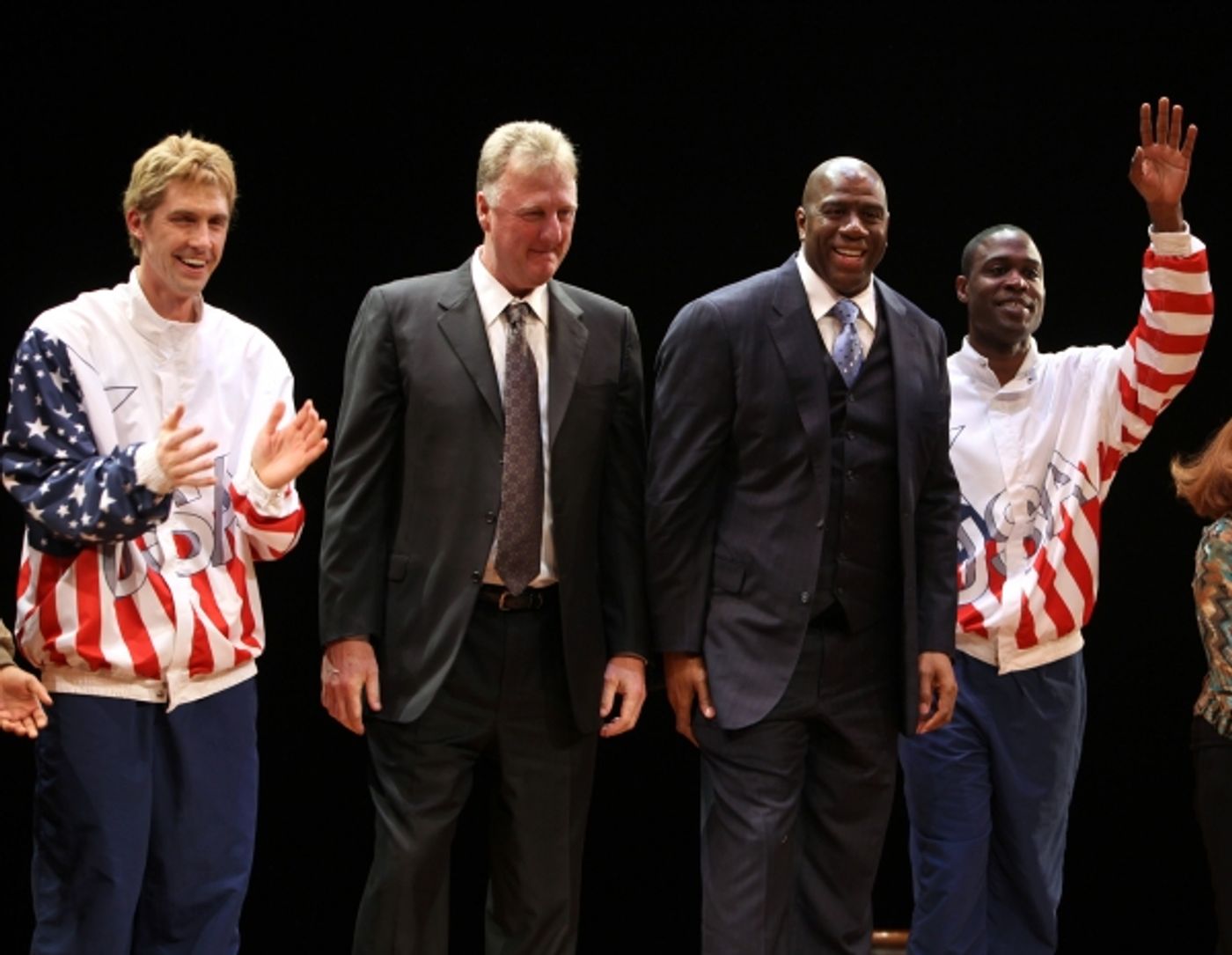 Photo Coverage: MAGIC/BIRD Opens on Broadway - Magic Johnson, Larry Bird & More!  Image