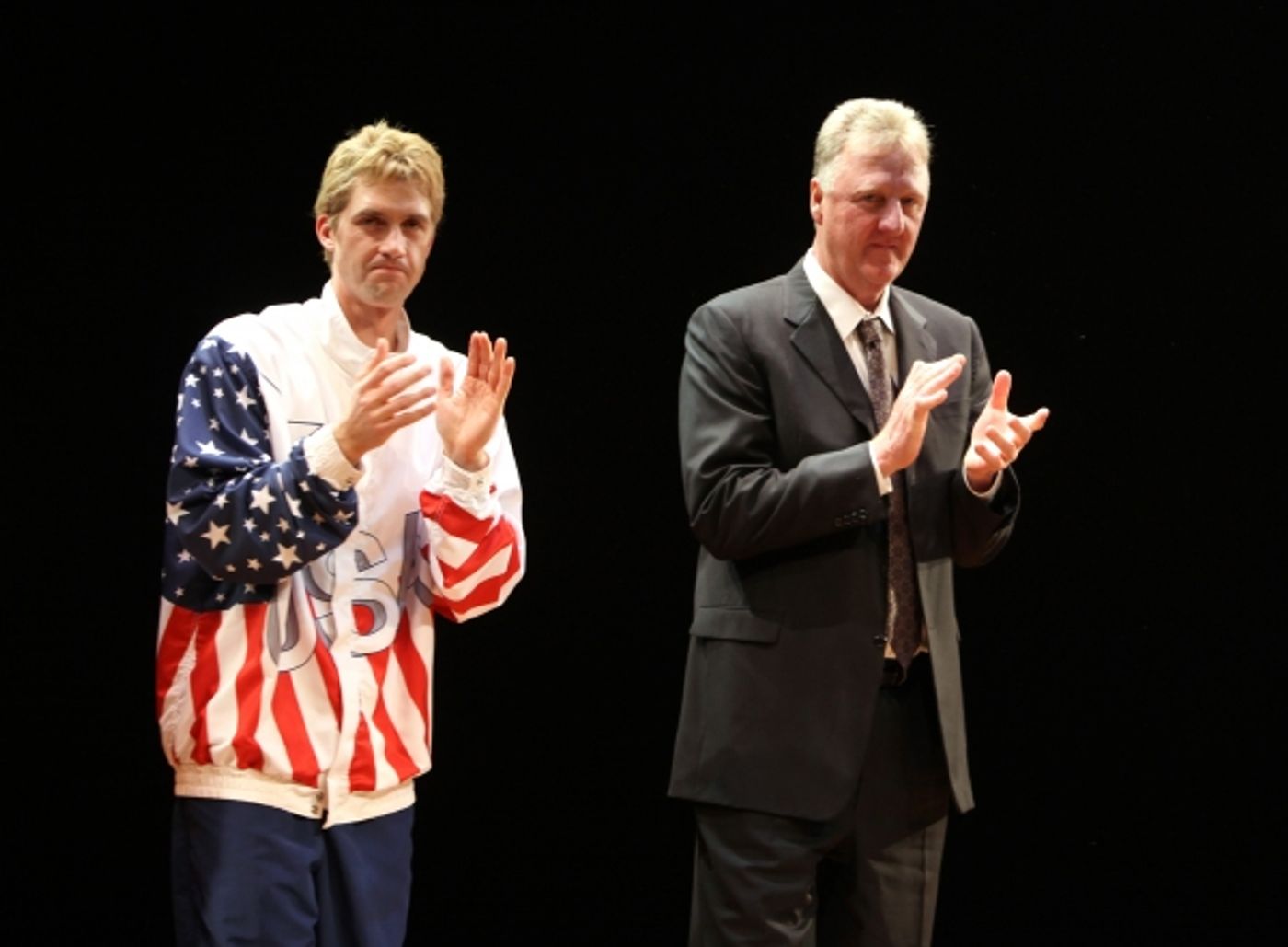 Photo Coverage: MAGIC/BIRD Opens on Broadway - Magic Johnson, Larry Bird & More!  Image