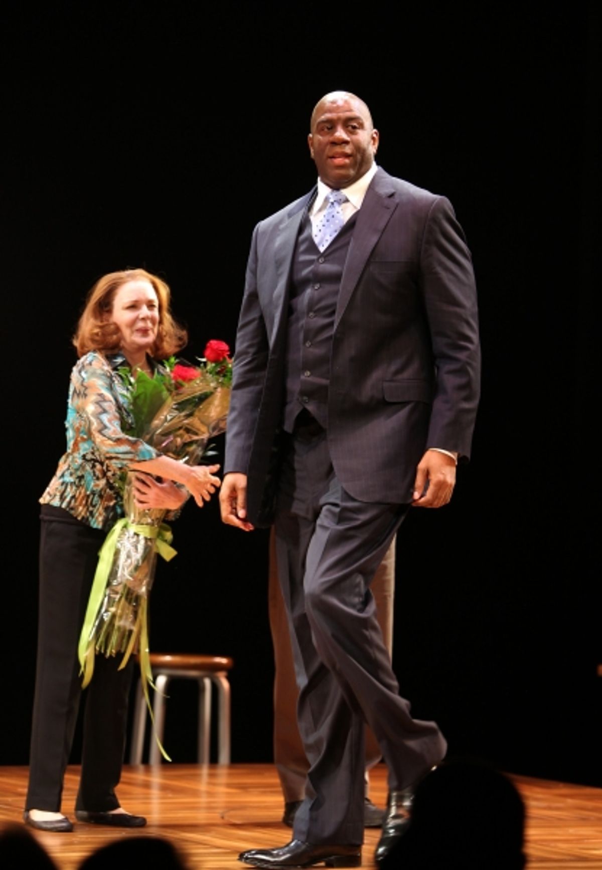 Earvin 'Magic' Johnson & Deirdre O'Connell  at 