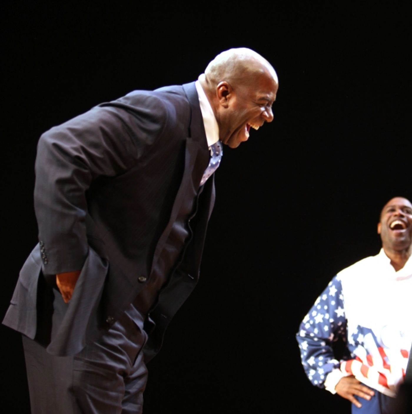 Photo Coverage: MAGIC/BIRD Opens on Broadway - Magic Johnson, Larry Bird & More!  Image