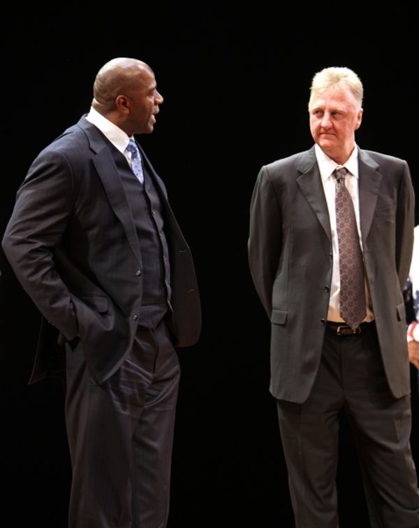 Earvin 'Magic' Johnson & Larry Bird  Photo