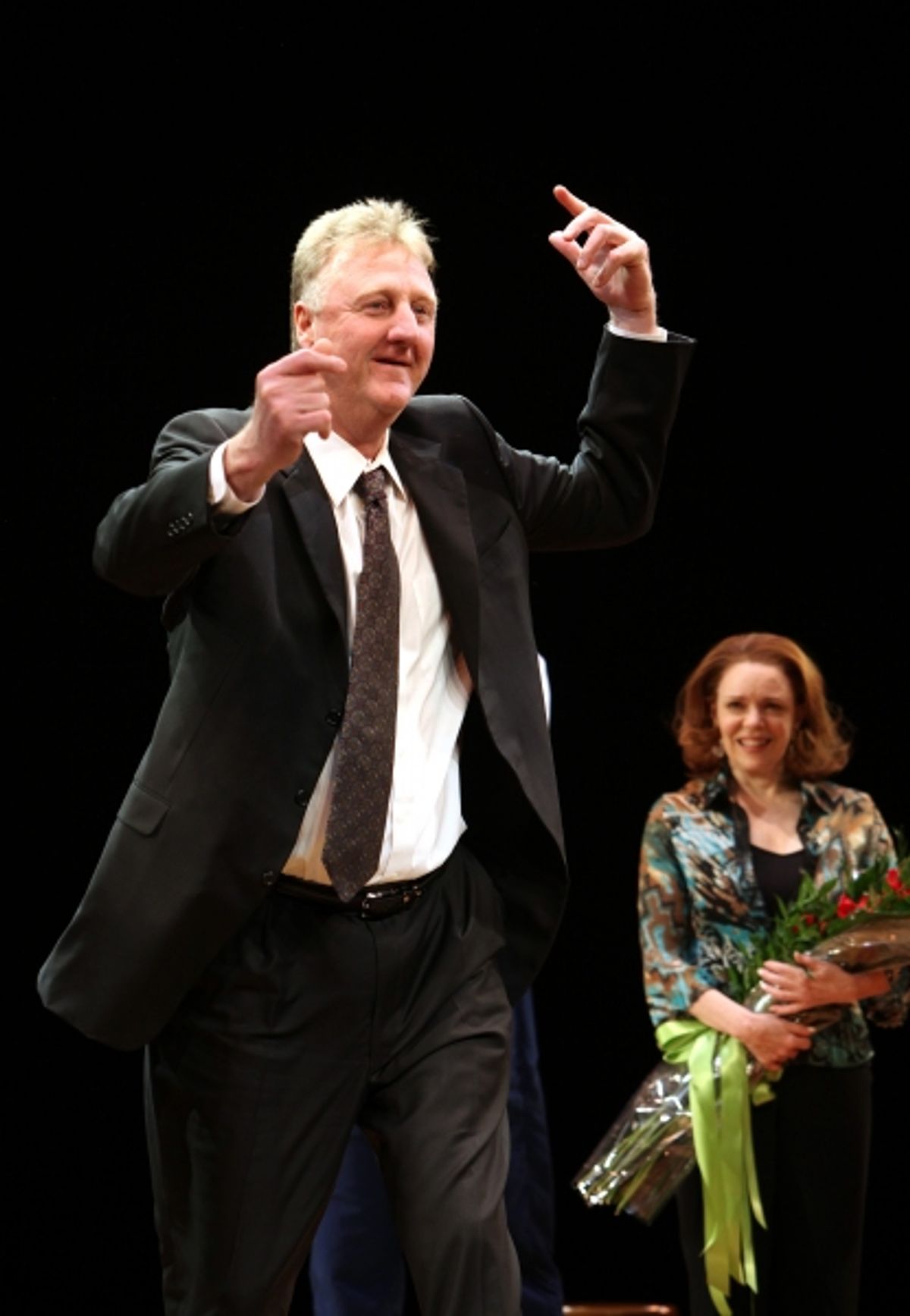 Larry Bird & Deidre O'Connell at 