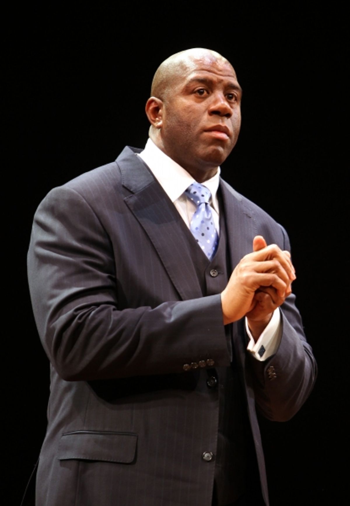 Earvin 'Magic' Johnson at 