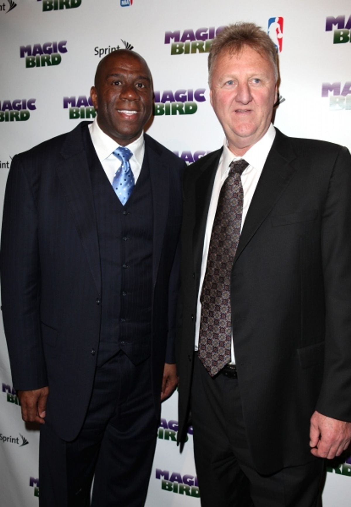 Earvin 'Magic' Johnson & Larry Bird at 