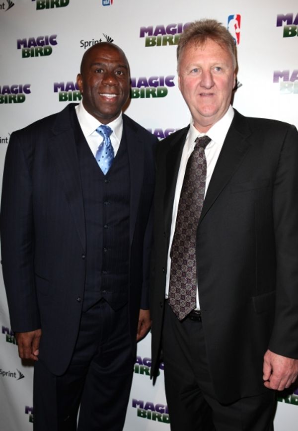 Earvin 'Magic' Johnson & Larry Bird Photo