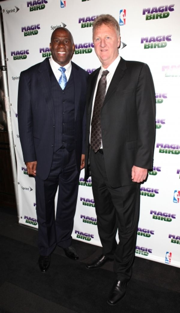Earvin 'Magic' Johnson & Larry Bird Photo