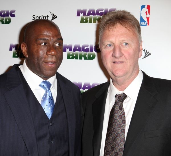 Earvin 'Magic' Johnson & Larry Bird  Photo