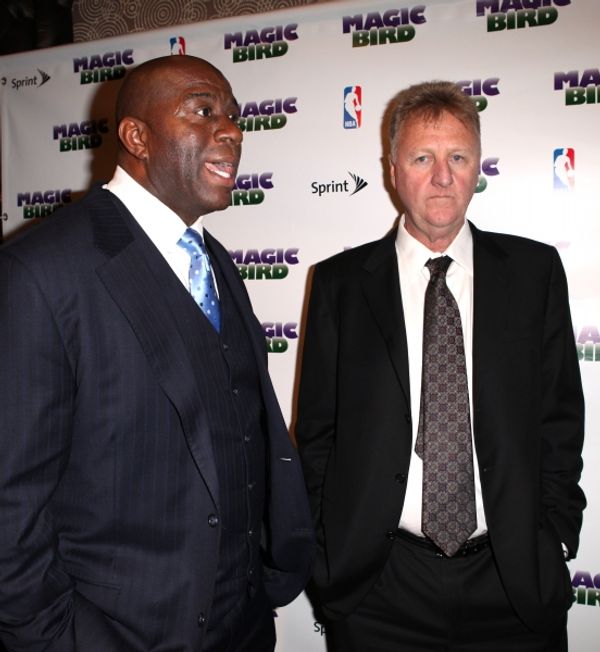 Earvin 'Magic' Johnson & Larry Bird Photo