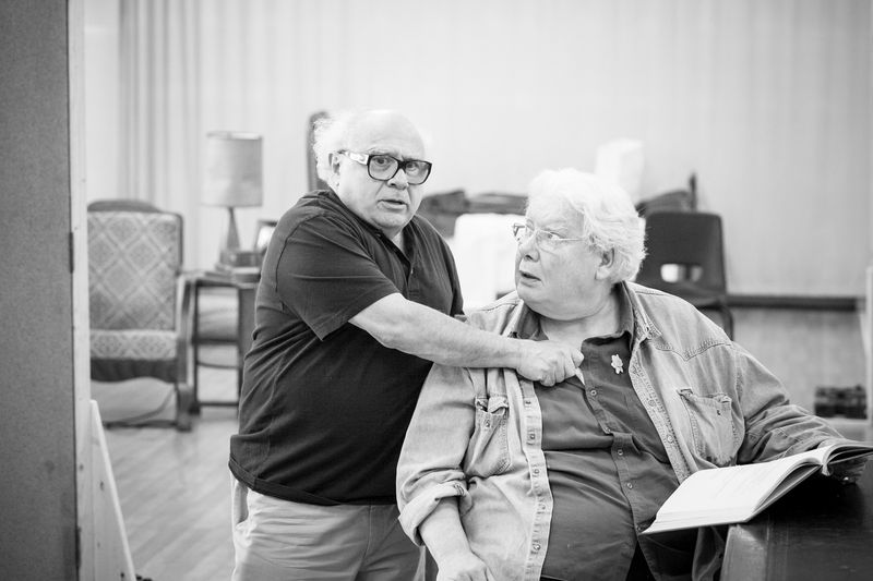 Photo Flash: Danny DeVito and Richard Griffiths in Rehearsal for SUNSHINE BOYS — photo 1 of 4