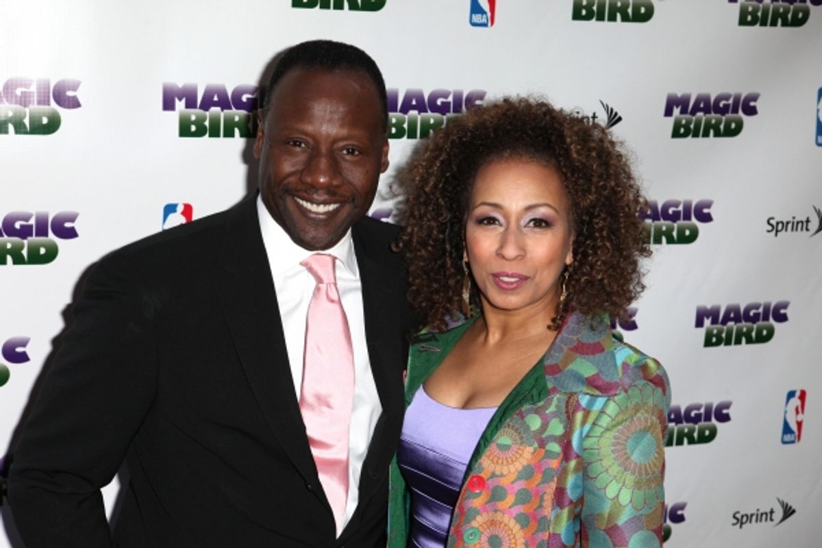 Tamara Tunie & Gregory Generet at 