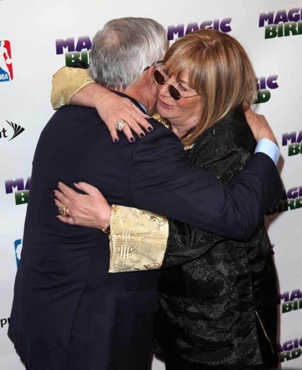 David Stern & Penny Marshall  Photo