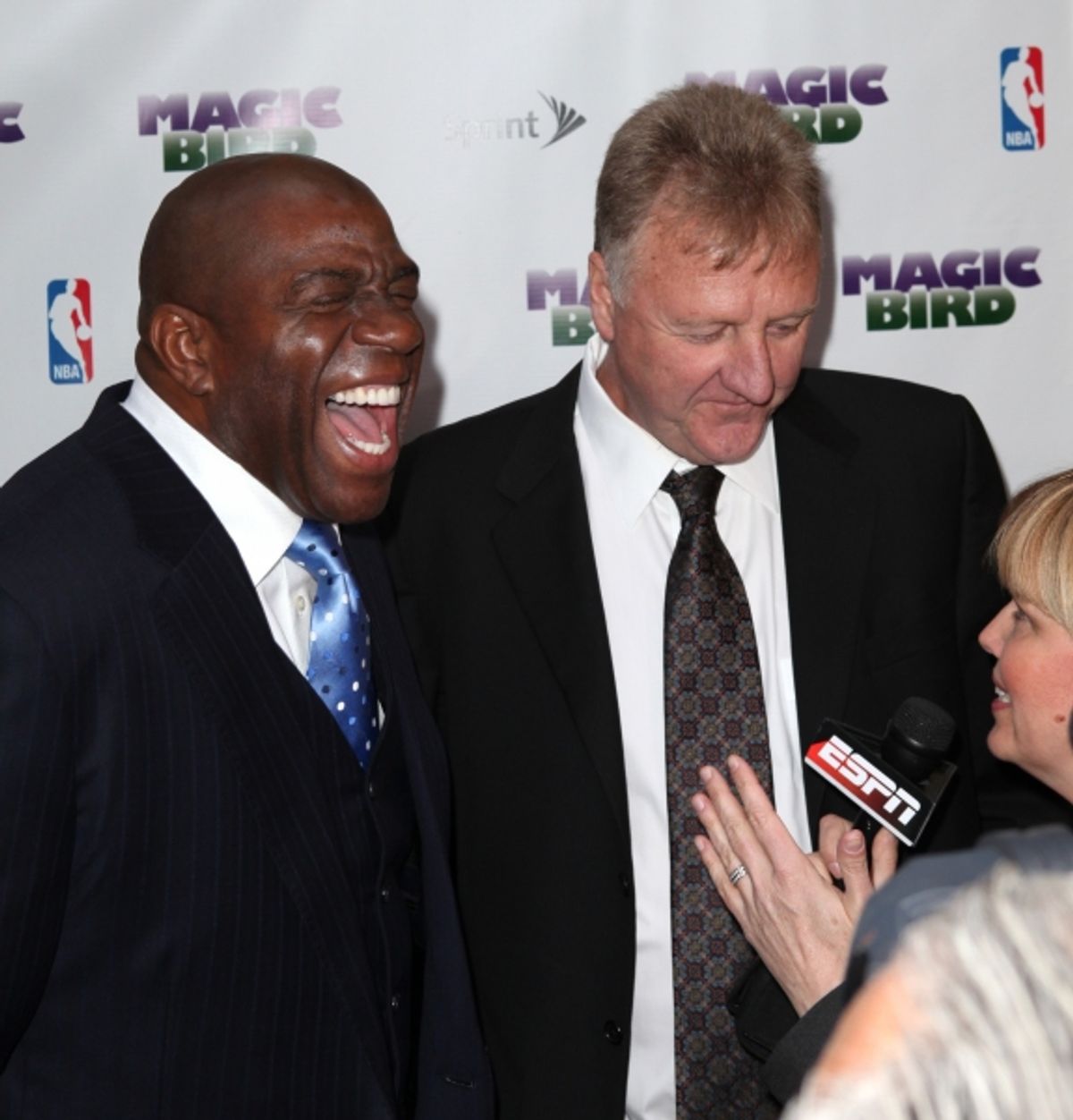Larry Bird & Magic Johnson at 
