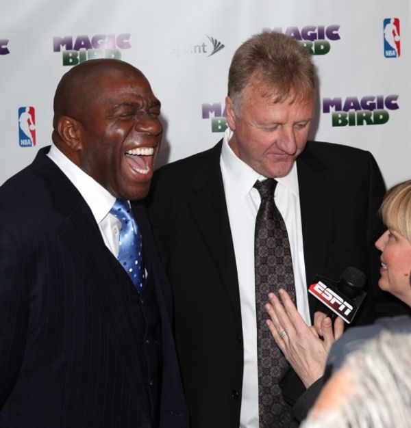 Larry Bird & Magic Johnson Photo
