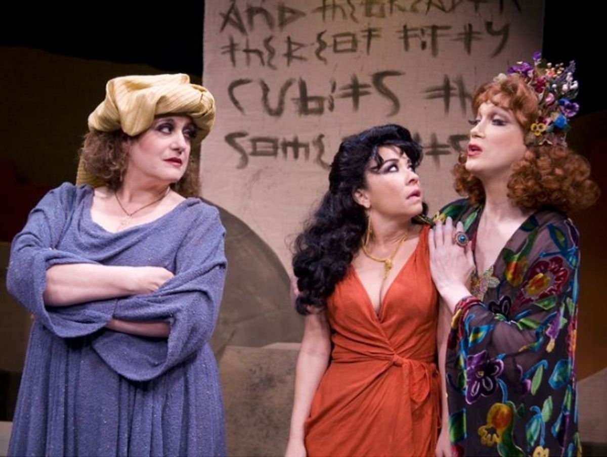 Mary Testa, Jennifer Cody, Charles Busch at 