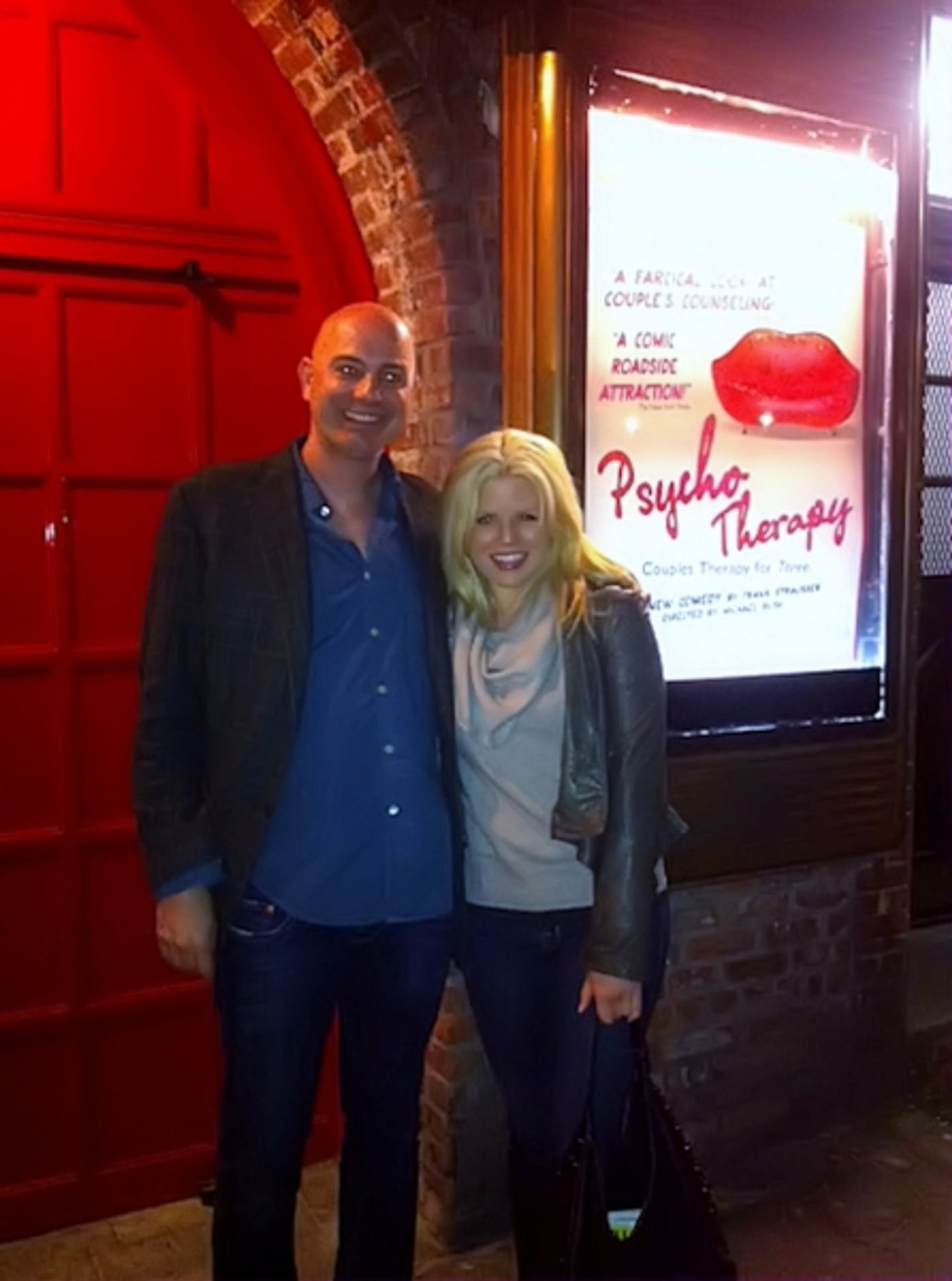 Photo Flash: Megan Hilty Visits PSYCHO THERAPY  Image