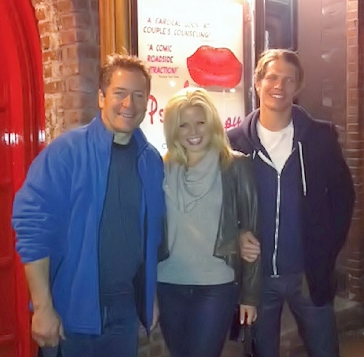 Laurence Lau, Megan Hilty and Alexander Cendese
 at 