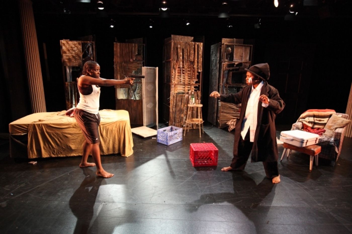Photo Flash: The Actors Studio Drama School Performs TOPDOG/UNDERDOG, BRILLIANT TRACES, RAISED IN CAPTIVITY  Image