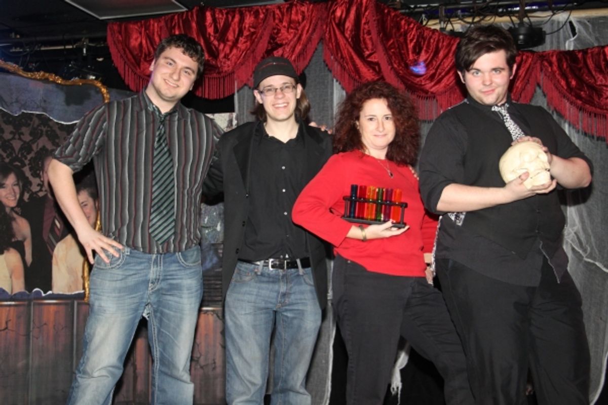 Chris Teft, Cooper Jordan, Julie Saltman and Dalton Dale at 