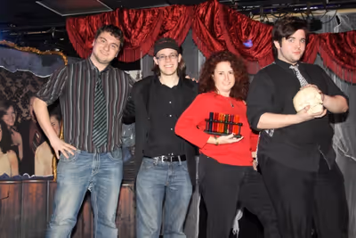 Chris Tefft, Cooper Jordan, Julie Saltman and Dalton Dale Photo