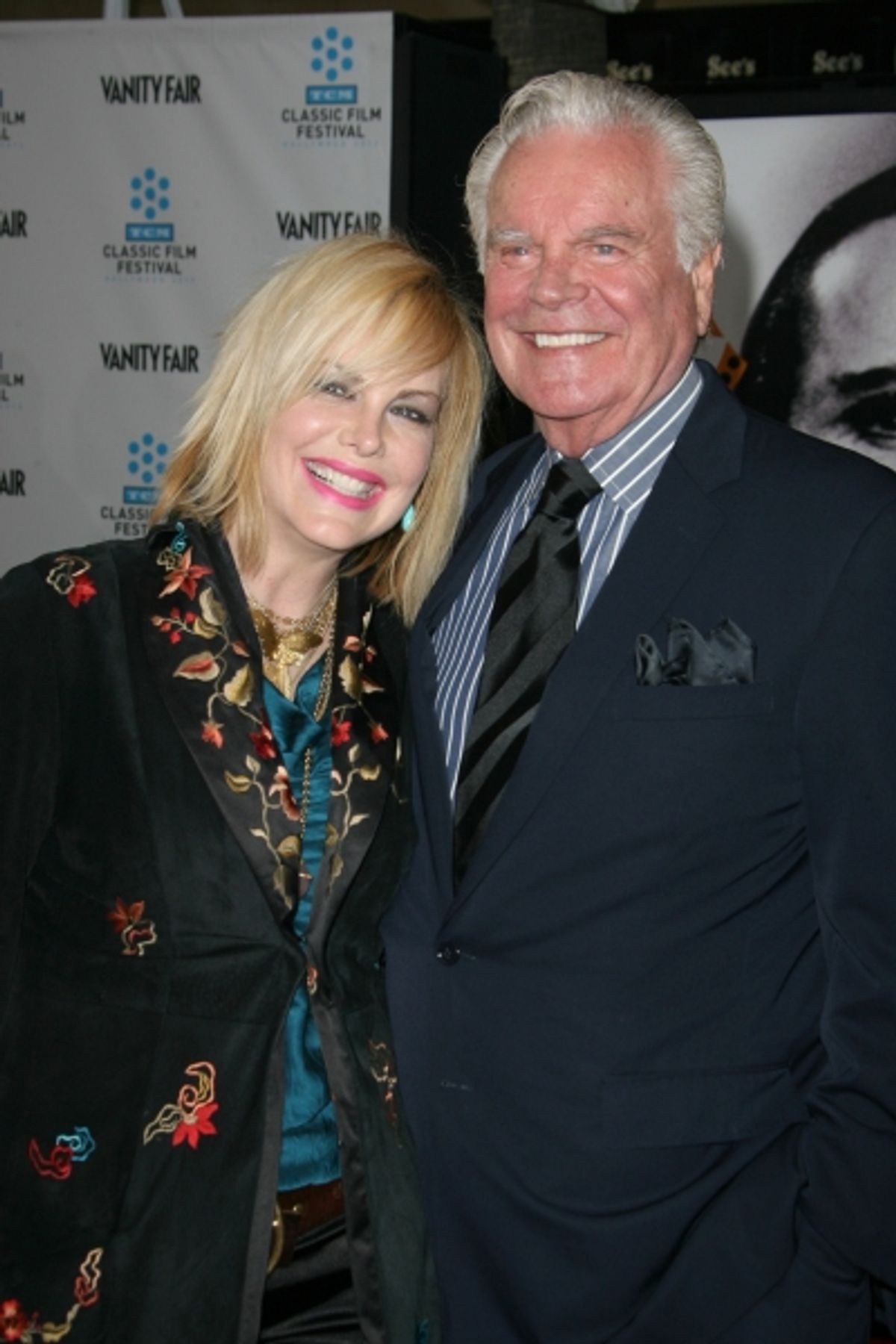 Katie Wagner and Robert Wagner at 
