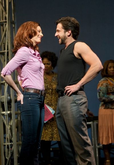 Jessica Phillips and Raul Esparza Photo