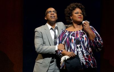 Leslie Odom J. and Kecia Lewis-Evans Photo