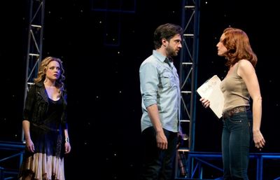 Jessica Phillips and Raul Esparza Photo