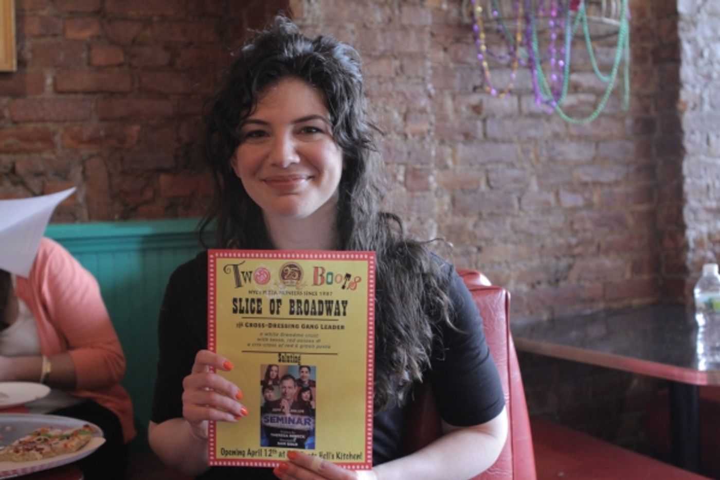 Photo Flash: SEMINAR Cast Unveils New Pizza at Two Boots!  Image