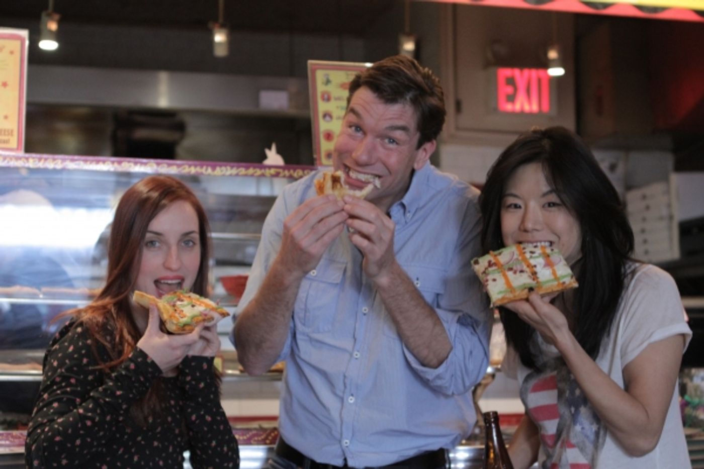 Photo Flash: SEMINAR Cast Unveils New Pizza at Two Boots! Photo Flash: SEMINAR Cast Unveils New Pizza at Two Boots! Image