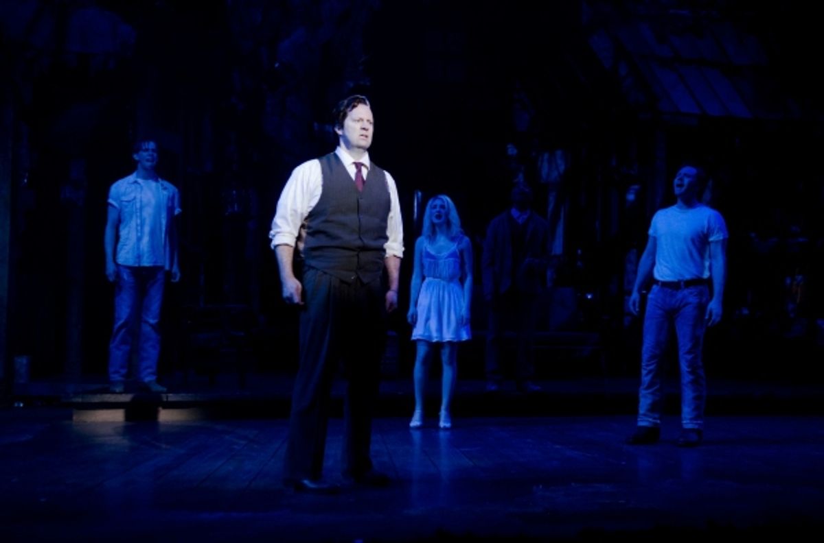 Shuler Hensley with Peter Albrink, Kate Ferber, Christopher L. Morgan and Travis Smith at 