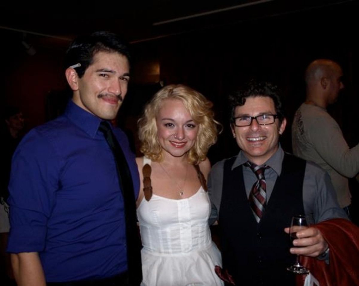 Estevan Valdes, Ashley Matthews and Nick DeGruccio at 